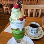クリクリ - お農茶ティラミスパフェ¥1000 ~2020/5/25