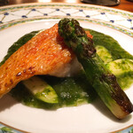 蒼 - キンメ、緑アスパラ