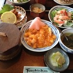 豚珍館 - エビチリ定食