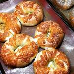 UPINN CAFE - チーズベーグル