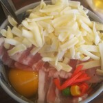 お好み焼き まりや - 月見チーズ天