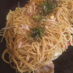 お好み焼き まりや - 焼きそば完成。