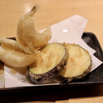 Tempura To Nihonshu Asu Gen - キスと茄子