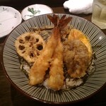 天ぷら 穴子蒲焼 助六酒場 - 天丼（ランチ）