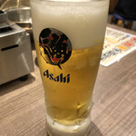 豊丸水産 - ビールはやっぱり、スーパードライやね(^_^)v