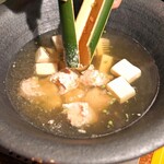 Yukimoto - 自家製つみれを入れて豚肉の旨味を出します