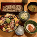 Jikkan - 海鮮バラちらし寿司セイロ蕎麦セット1100円税込