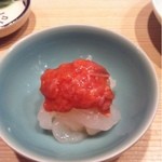 銀座 鮨 かねさか - 富山県白海老と鯛わた