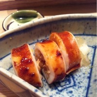 銀座 鮨 かねさか 本店 - 烏賊腸焼き