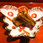 銀座 しのはら - 琵琶湖のうなぎの唐揚げ、粉山椒添え