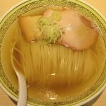 RAMEN RS 改 - 白煮干中華そばのアップ