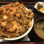 神保町 いろは - かき揚げ丼（１，３００円）