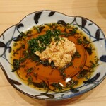 らんまる - 鮟肝の出汁醤油？