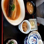 本宮庵 - サバみそ煮定食