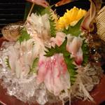 Hana Yori Sakana - ダルマオコゼとカジカの刺身盛