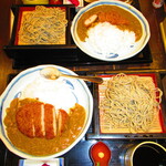 蕎麦鳥 - ２人のランチ日替わり定食　カツカレーセット　７８０円（税込）【２０２０年５月】