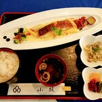 小紋 - お魚料理＋定食セット (400円)