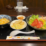 Chuugoku Gyosaikan Ten - 特製冷麺と炒飯セット