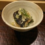 鮨 波づき - 焼ひしおサバ茶づけ