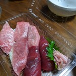 居酒屋 いち助 - 天然本まぐろ6貫¥1000　(@@)！！！