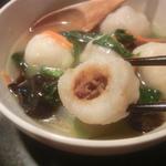 福建家庭料理 旬の香 - 「福建　魚団子」：あっさりとした団子の旨みと豚挽肉の濃厚な旨みの時間差攻撃♪