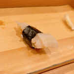 鮨 うみから - ミルガイ。サクっとした良い食感