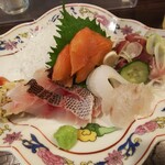 金町製麺 - 刺身盛