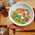 中華そば麦右衛門 - カルボナーラ風あえめん@1100