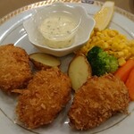 レストラン山水 - たらば蟹クリームコロッケ
