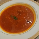 レストラン山水 - ミネストローネスープ(ハーフ）