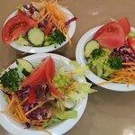 レストラン山水 - セットサラダ