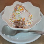 レストラン山水 - 頂いたデザート