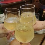 レストラン山水 - 久しぶり乾杯♪