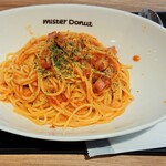 ミスタードーナツ - ベーコンとチーズのトマトスパゲティ