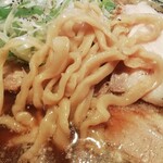 麺屋 八海山 - 極太の自家製ちぢれ麺