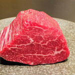 神楽坂 鉄板焼 中むら - 川岸牧場産神戸牛　シャトーブリアン