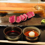 神楽坂 鉄板焼 中むら - 川岸牧場産神戸牛　シャトーブリアンのステーキ