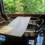 竹やぶ - 店内（テラス席）