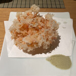 手打ち蕎麦 志庵 - 桜海老かき揚げ