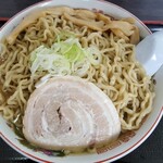 自家製太麺 渡辺 - らー麺激大(850円)