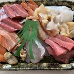 魚楽小川水産 - 刺身８点盛り