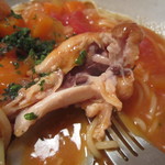 キッチン・オバサン - とりのトマト煮スパゲティ・ドラムスティックはほろほろ…