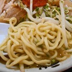 ちゃーしゅうや 武蔵 - からし味噌ちゃーしゅうめん（味玉トッピング）