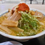 ちゃーしゅうや 武蔵 - からし味噌ちゃーしゅうめん（味玉トッピング）