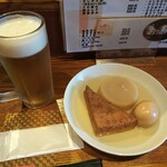 おでんや 優 - おでんとビール (20年5月)