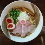 縁乃助商店 - 味玉ポタチキそば