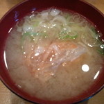 ハルコロ - １周年記念ランチの「蟹のみそ汁」