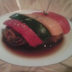 モナリザ - 別のコースから追加した、フォアグラ、カラフルで楽しいしおいしい、ポテトがまたいい