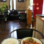カフェ BAMBOOHOUSE - 若鶏の唐揚＆海老入り天津