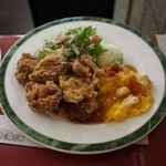 カフェ BAMBOOHOUSE - 若鶏の唐揚＆海老入り天津